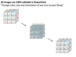0714 business ppt diagram 3d cube business design diagram powerpoint template