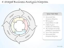 0714 business ppt diagram 4 staged business analysis diagram powerpoint template