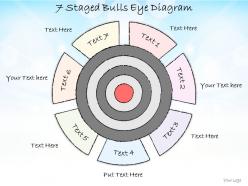 0714 business ppt diagram 7 staged bulls eye diagram powerpoint template