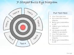 0714 business ppt diagram 7 staged bulls eye diagram powerpoint template