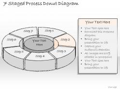 0714 business ppt diagram 7 staged process donut diagram powerpoint template