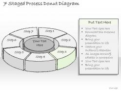 0714 business ppt diagram 7 staged process donut diagram powerpoint template