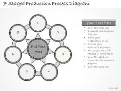 0714 business ppt diagram 7 staged production process diagram powerpoint template