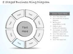 0714 business ppt diagram 8 staged business ring diagram powerpoint template