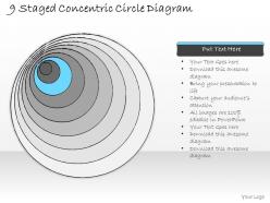0714 business ppt diagram 9 staged concentric circle diagram powerpoint template