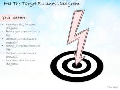 0714 business ppt diagram hit the target business diagram powerpoint template