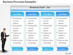 0714 business processes examples powerpoint presentation slide template