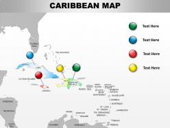 0714 caribbean region powerpoint maps showing bahamas haiti etc