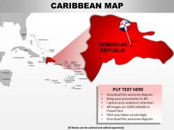 0714 caribbean region powerpoint maps showing bahamas haiti etc