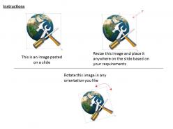 0714 globe with tools diagram image graphics for powerpoint