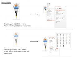 0714 graphic of sun with bulb diagram image graphics for powerpoint