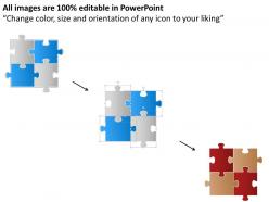 49650363 style puzzles matrix 4 piece powerpoint presentation diagram infographic slide