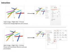 0714 ten colored pencils diagram image graphics for powerpoint