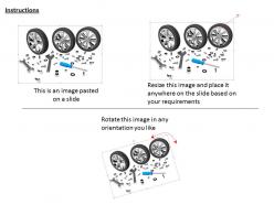 0714 three and wheel with tools image graphics for powerpoint