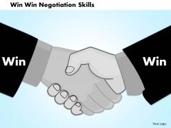 0714 win win negotiation skills powerpoint presentation slide template