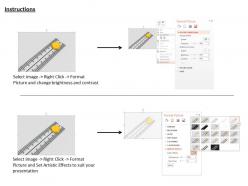 0814 3d yellow button for creativity meter image graphics for powerpoint