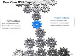 0814 blue gear among black gears to show leadership image graphics for powerpoint