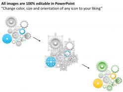 0814 business consulting diagram diagram of mechanical gears and wheels powerpoint slide template