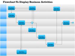 0814 business consulting diagram flowchart to display business activities powerpoint slide template