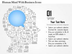 0814 business consulting diagram human mind with business icons powerpoint slide template