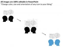 0814 business consulting diagram illustration of mind functions with icons powerpoint slide template