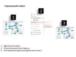 0814 business consulting diagram swimlane diagram for order of tasks powerpoint slide template