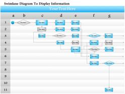 0814 business consulting diagram swimlane diagram to display information powerpoint slide template