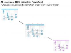 0814 business consulting diagram swimlane flowchart showing computer maintenance powerpoint slide template