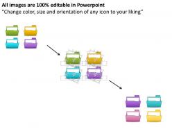 19325708 style linear single 4 piece powerpoint presentation diagram infographic slide