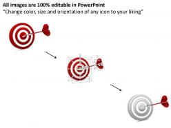 0814 business consulting four steps to achieve marketing targets powerpoint slide template