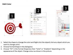 10806583 style circular bulls-eye 4 piece powerpoint presentation diagram infographic slide