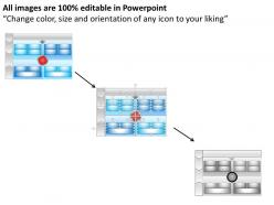 42428985 style hierarchy matrix 4 piece powerpoint presentation diagram infographic slide