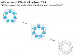 23643617 style circular loop 7 piece powerpoint presentation diagram infographic slide