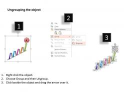0814 business consulting meet the business target with growth arrow and dart powerpoint slide template
