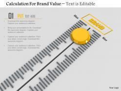 0814 calculation for brand value with max value meter image graphics for powerpoint