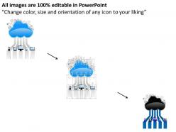 89819890 style technology 1 cloud 1 piece powerpoint presentation diagram infographic slide