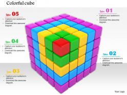 0814 colorful 3d cube graphic for team representation image graphics for powerpoint