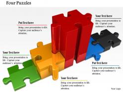 0814 colorful puzzle design for winner podium image graphics for powerpoint