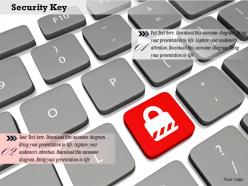 0814 keyboard with security key for security graphics for powerpoint
