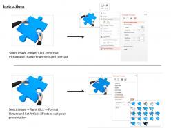 0814 man holding blue puzzle image graphics for powerpoint