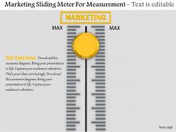 0814 marketing sliding meter for measurement image graphics for powerpoint