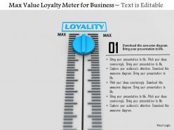 0814 max value loyalty meter for business image graphics for powerpoint