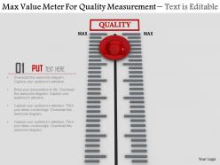 0814 max value meter for quality measurement image graphics for powerpoint