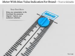 0814 Meter With Max Value Indication For Brand Image Graphics For Powerpoint