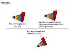 0814 multicolored bar graph made by lego blocks image graphics for powerpoint