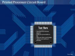 0814 printed processor circuit board engineering production of microelectronics ppt slides