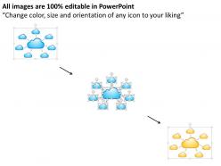 91863882 style technology 1 cloud 1 piece powerpoint presentation diagram infographic slide