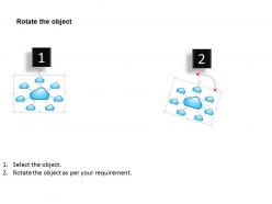 0814 public private or hybrid cloud computing benefits shown by cloud icons surrounded ppt slides