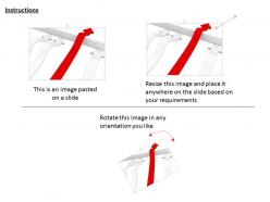 0814 red arrow jumping wall while white arrows trying to cross the wall image graphics for powerpoint