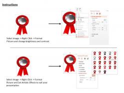 0814 red ribbon batch for championship graphic for powerpoint